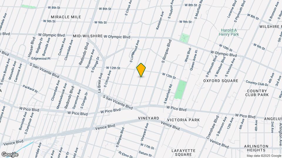 1234 Keniston Ave Map and Location Details