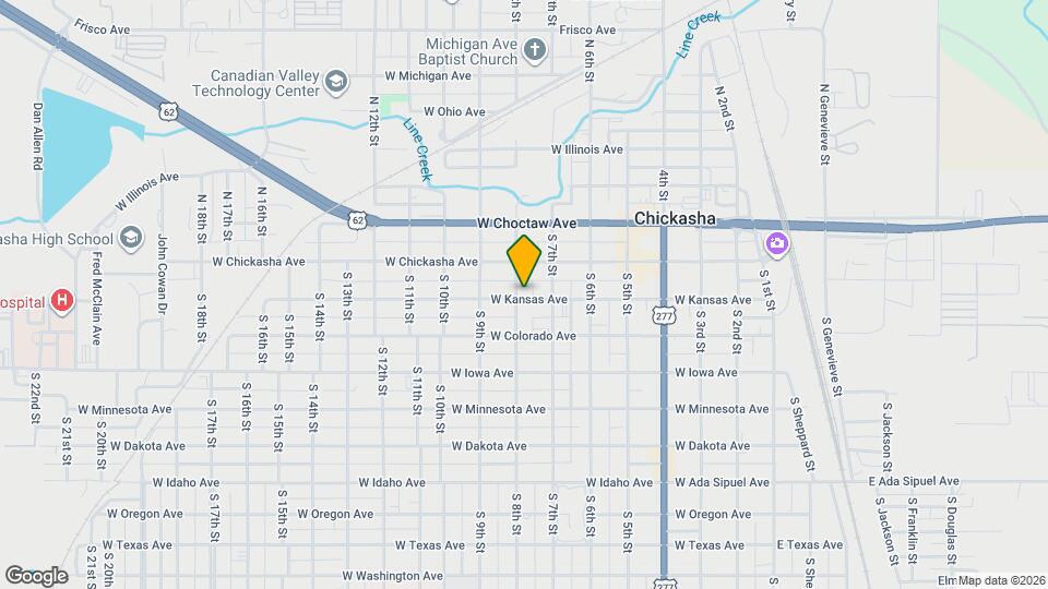 724 W Kansas Ave Map and Location Details