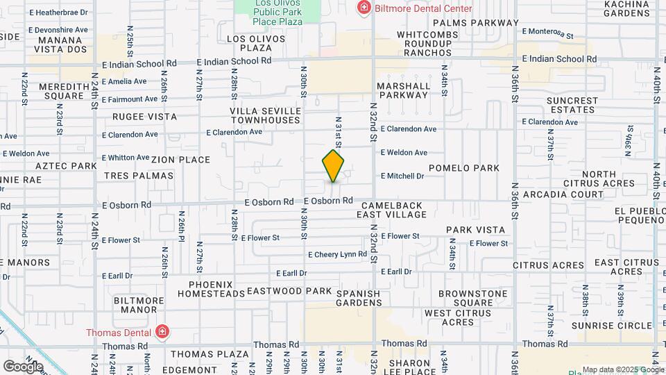 3441 N 31st St Map and Location Details