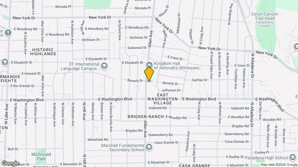 1440 Allen Ave Map and Location Details