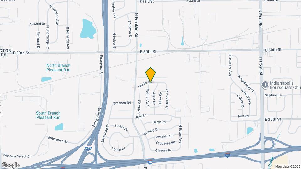 8101 Shibler Dr Map and Location Details