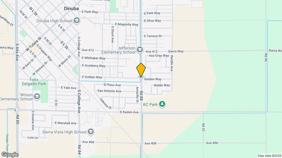 1764 E Golden Way Map and Location Details