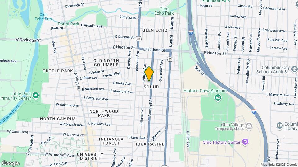 2351 Summit St Map and Location Details