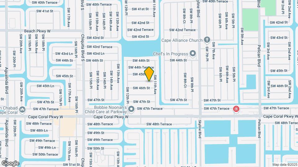 1112 SW 45th Terrace Map and Location Details