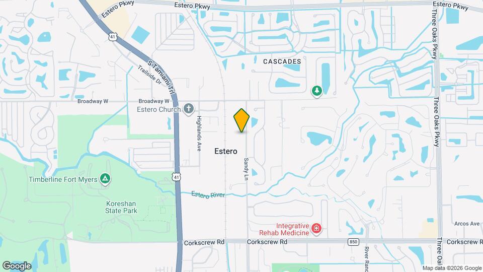20710 Sandy Ln Map and Location Details