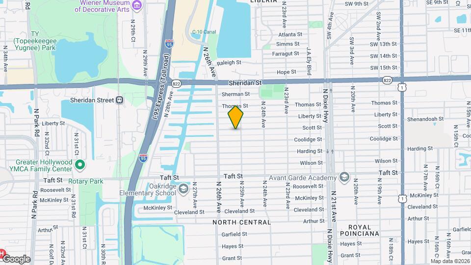 2510 Scott St Map and Location Details