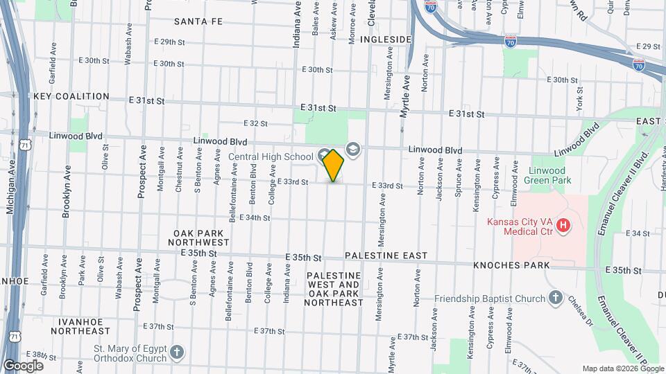 3305 Askew Ave Mapa y Detalles de la Ubicación