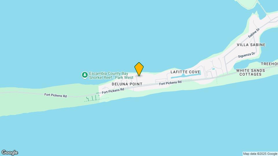 1200 Fort Pickens Rd Map and Location Details