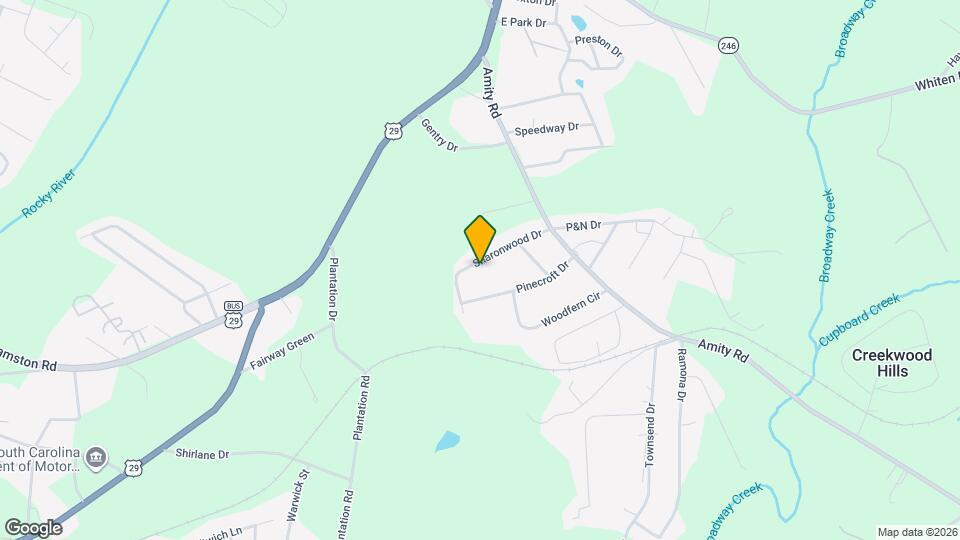 822 Sharonwood Dr Map and Location Details