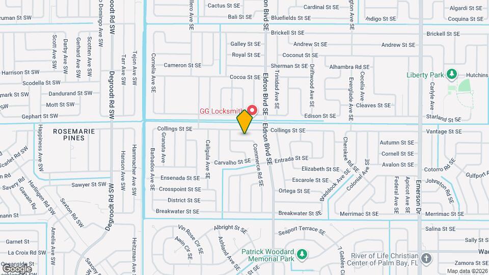 931 Commerce Rd SE Map and Location Details