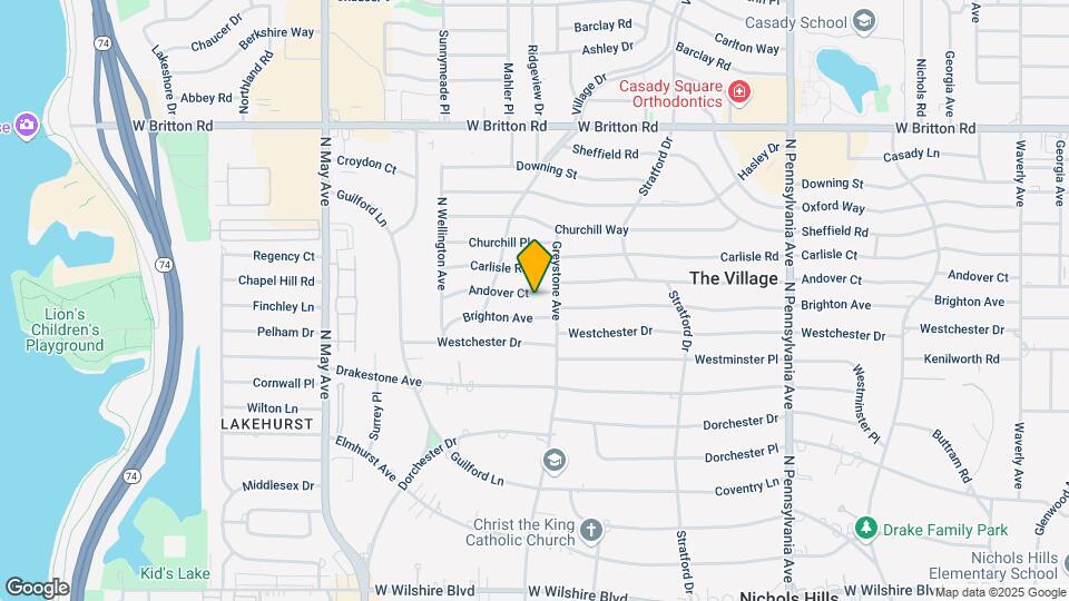 2116 Andover Ct Mapa y Detalles de la Ubicación