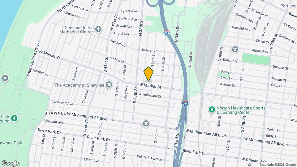 3603 W Market St Mapa y Detalles de la Ubicación