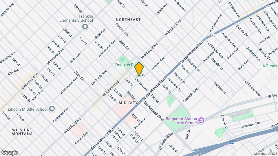 1251 Chelsea Ave Mapa y Detalles de la Ubicación