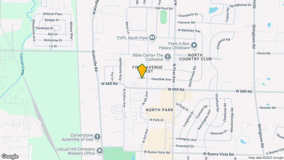 1112 W Heerdink Ave Map and Location Details