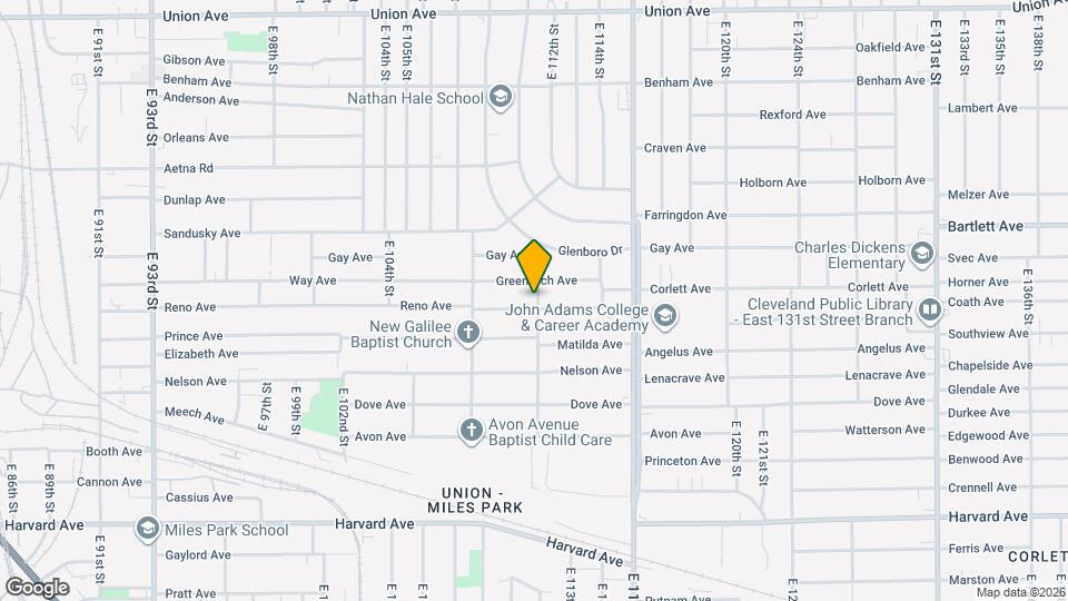 11117 Revere Ave Map and Location Details