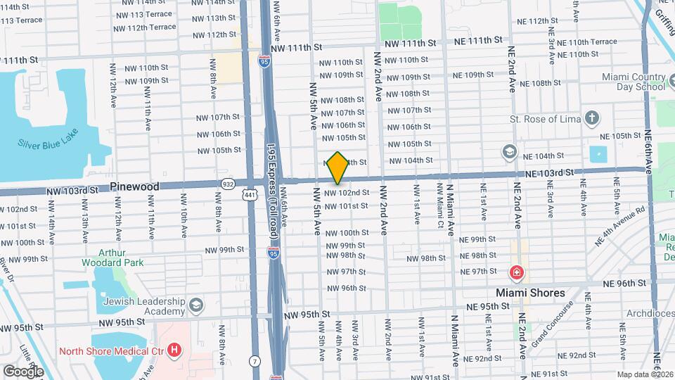 335 NW 102nd St Map and Location Details