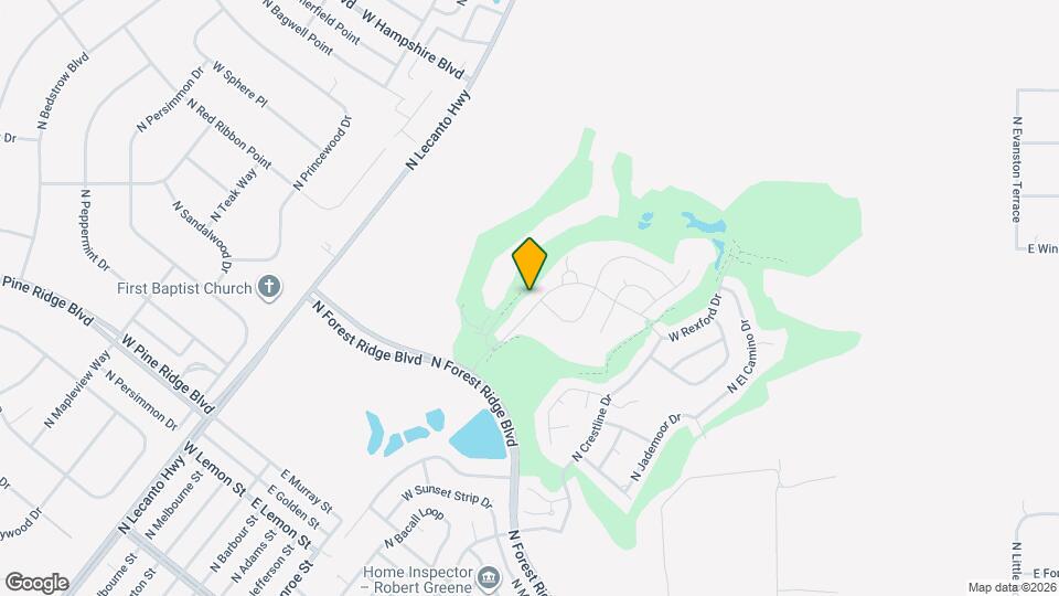 615 W Rexford Dr Mapa y Detalles de la Ubicación