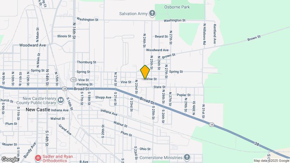2401 Vine St Mapa y Detalles de la Ubicación