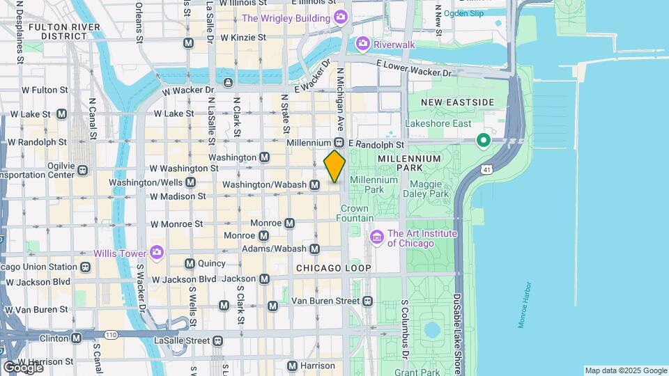 401 N Wabash Ave Map and Location Details
