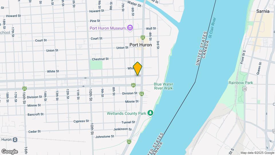 520 Griswold St Mapa y Detalles de la Ubicación