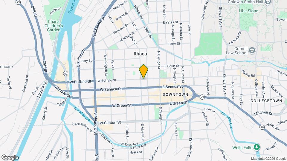 205 W Buffalo St, Unit 1 Map and Location Details