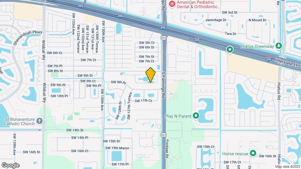 12486 SW 9th Pl Map and Location Details