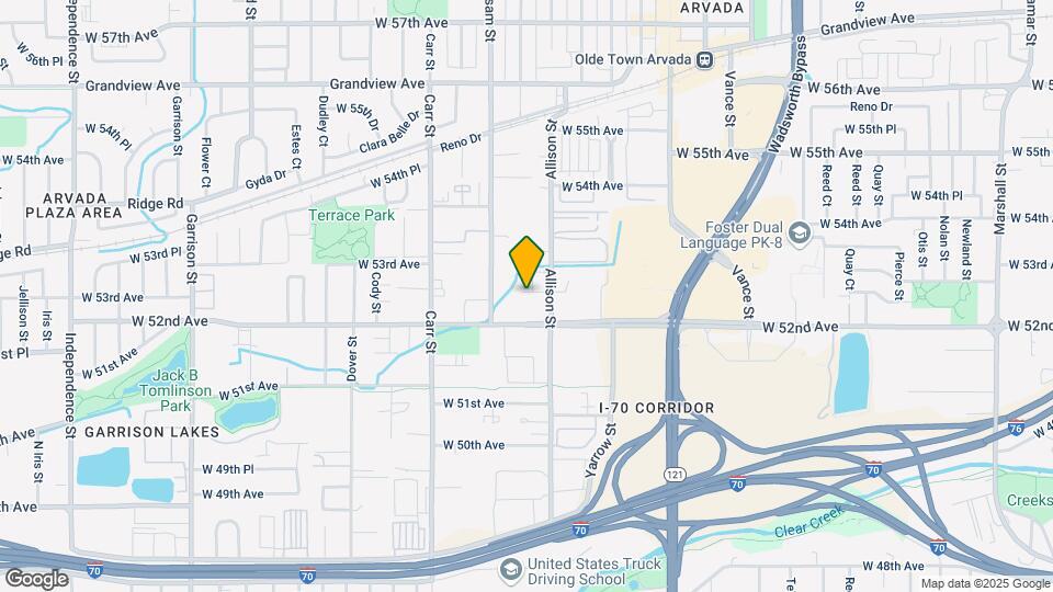 8048 W 52nd Ln Map and Location Details