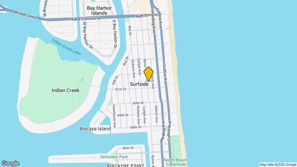 9125 Byron Ave Map and Location Details