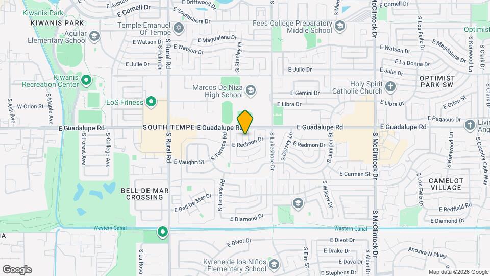 6418 S Stanley Pl Map and Location Details