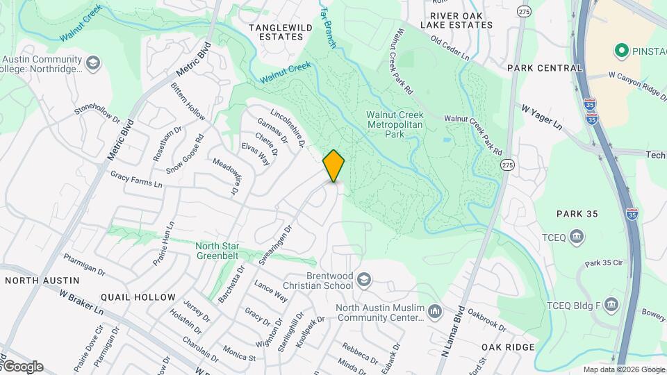 12010 Shady Springs Rd Map and Location Details