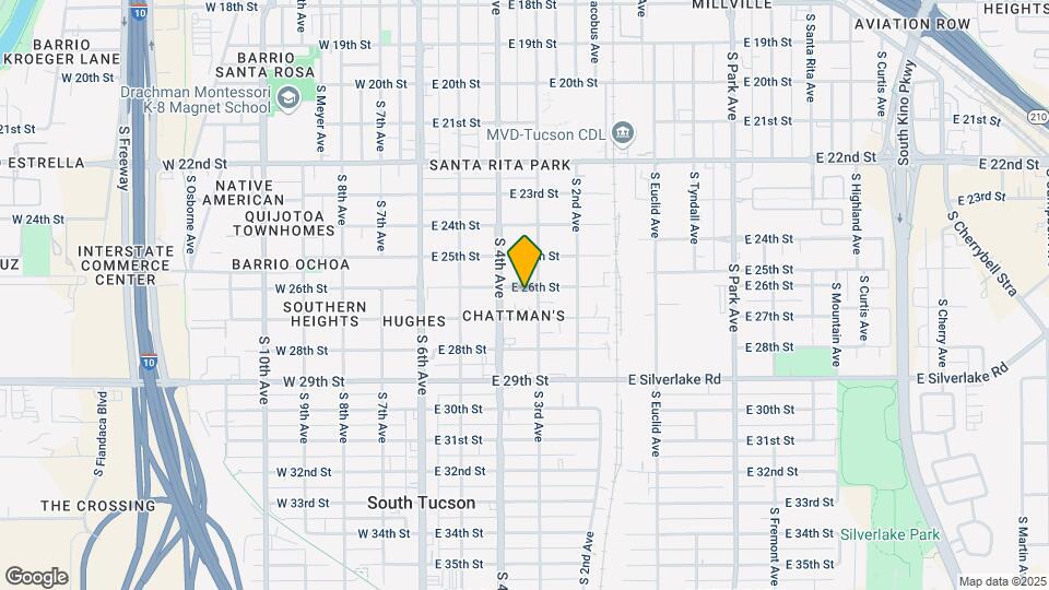 312-338 E 26th St Map and Location Details