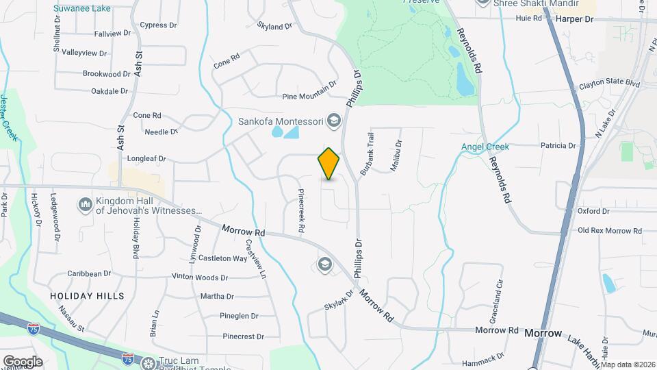 1140 Foxcroft Dr Map and Location Details