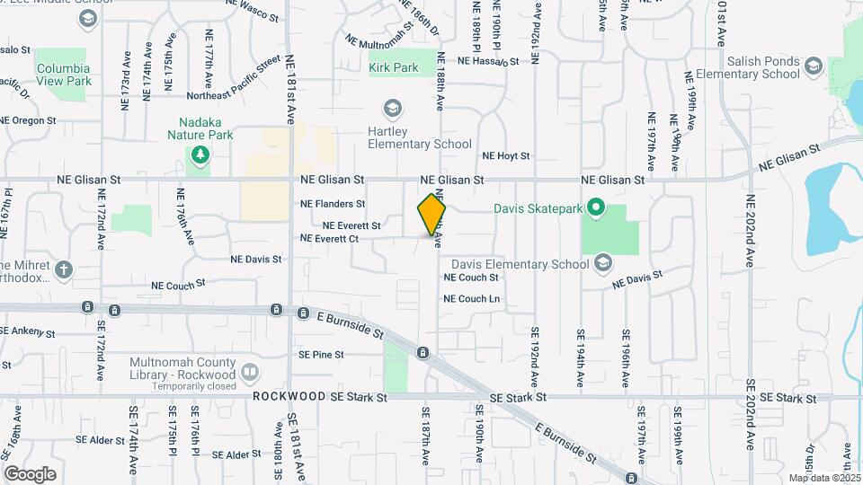 227 NE 188th Ave Map and Location Details