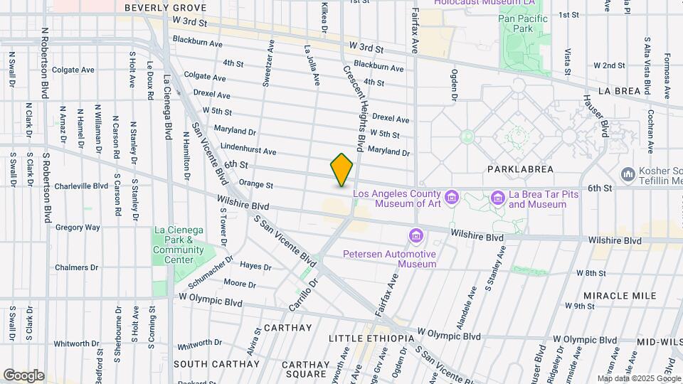 6321 Orange St Map and Location Details