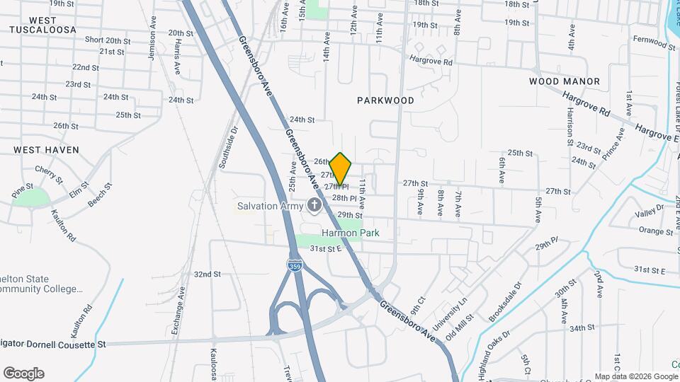 1201 27th Pl Map and Location Details