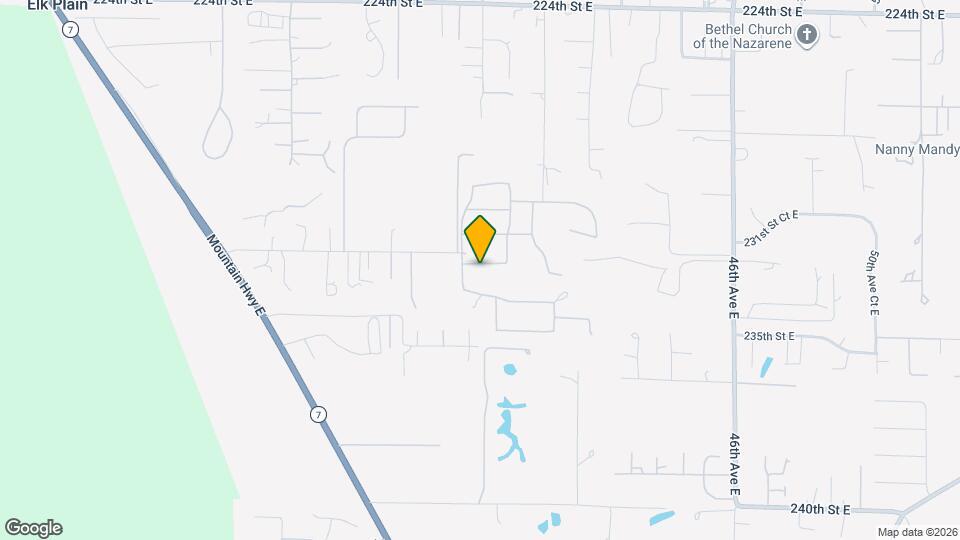 3710 232nd St Ct E Map and Location Details