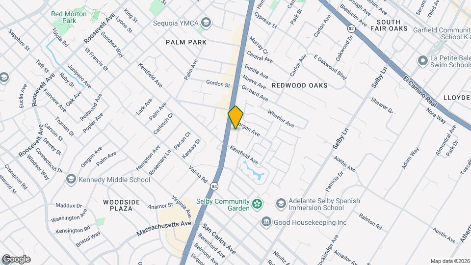 951 Woodside Rd Map and Location Details