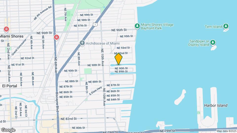 1141 NE 90th St Map and Location Details