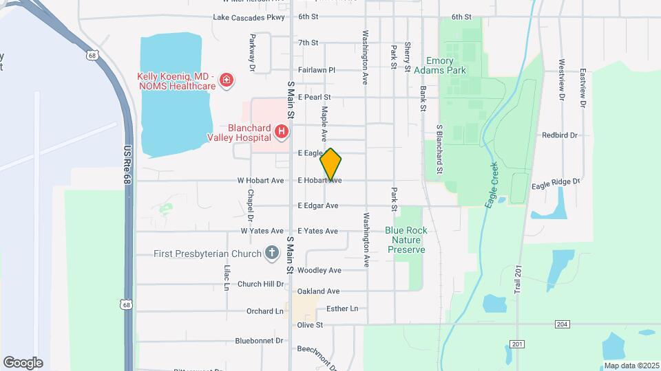 209 E Hobart Ave Map and Location Details