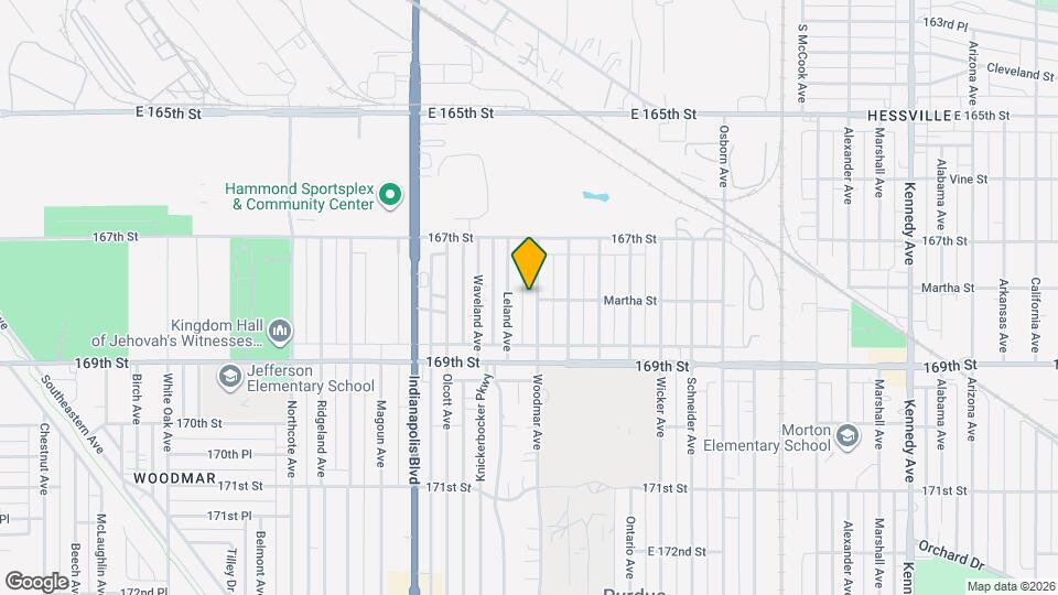 6752 Woodmar Ave Map and Location Details