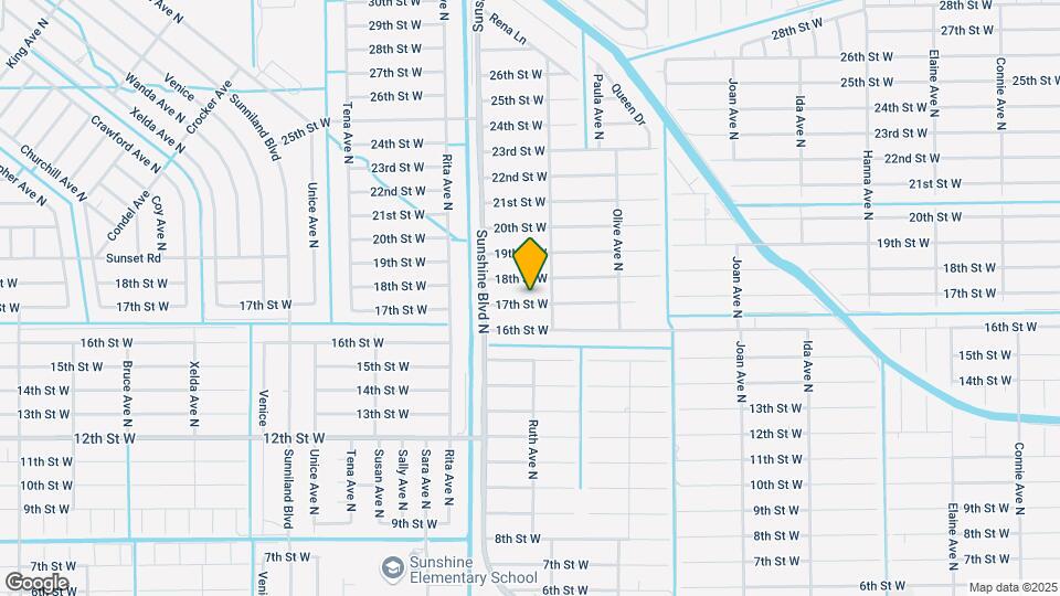 3306 17th St W Map and Location Details