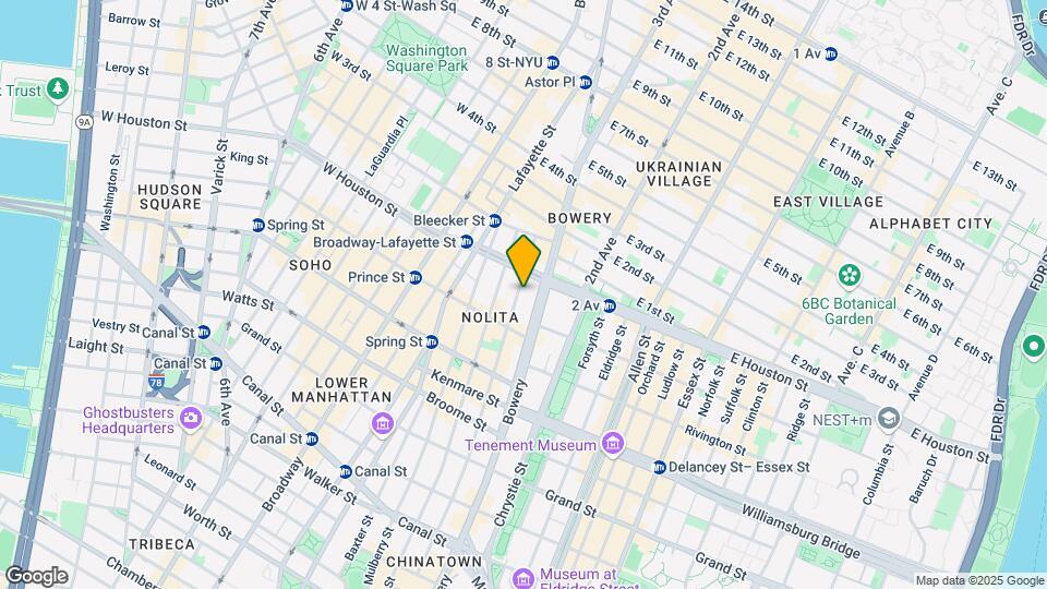 254-256 Elizabeth St Mapa y Detalles de la Ubicación