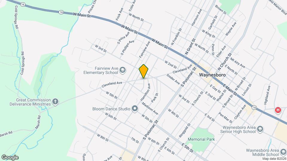 215-217 Cleveland Ave Map and Location Details