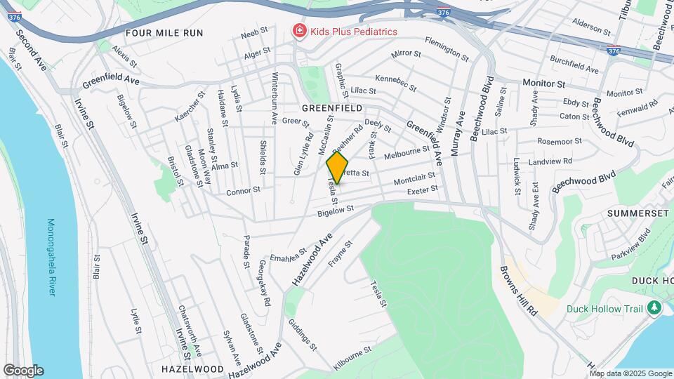 4319 Tesla St, Unit 2 Map and Location Details