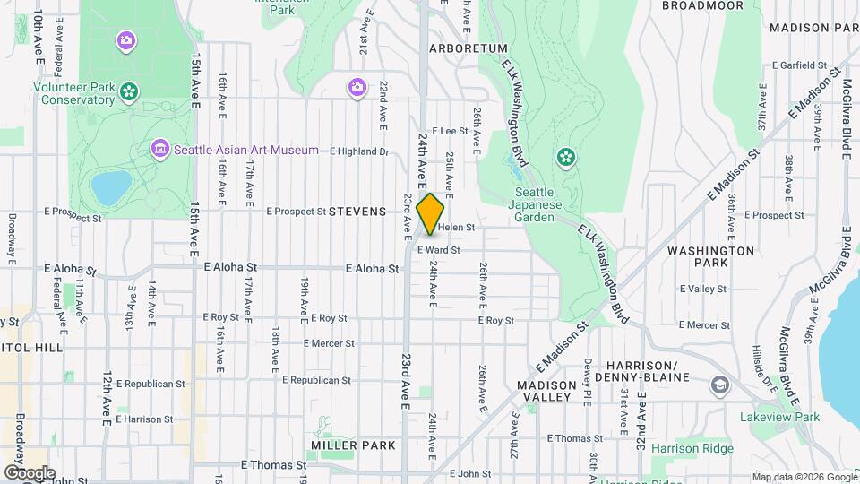 2322 E Ward St Map and Location Details