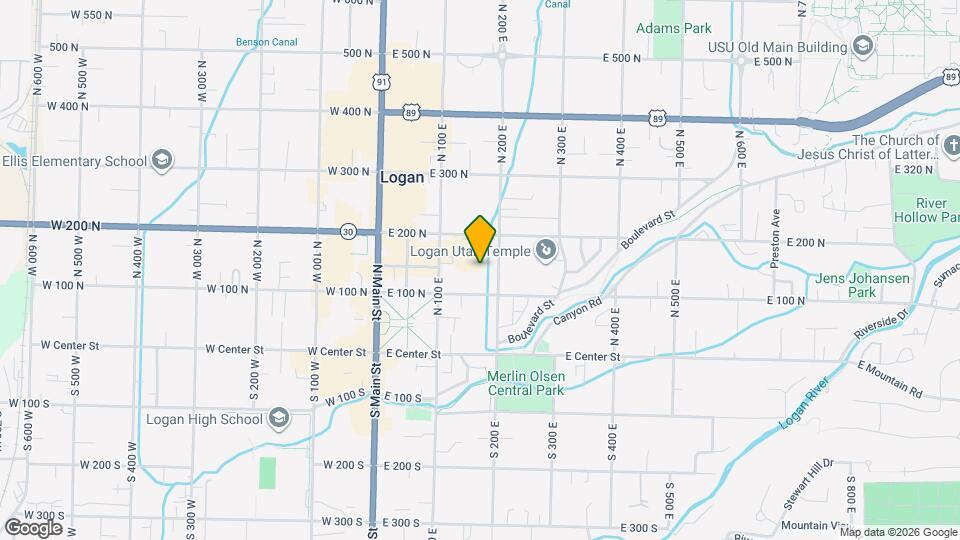 167 E 100 N Map and Location Details