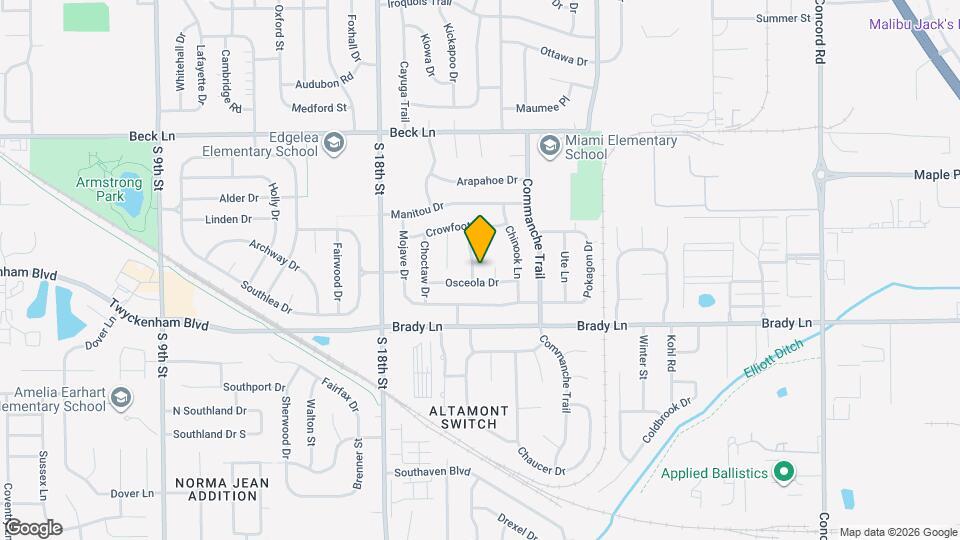 3029 Chickasaw Ln Map and Location Details