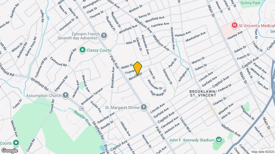 115 Benson St Map and Location Details