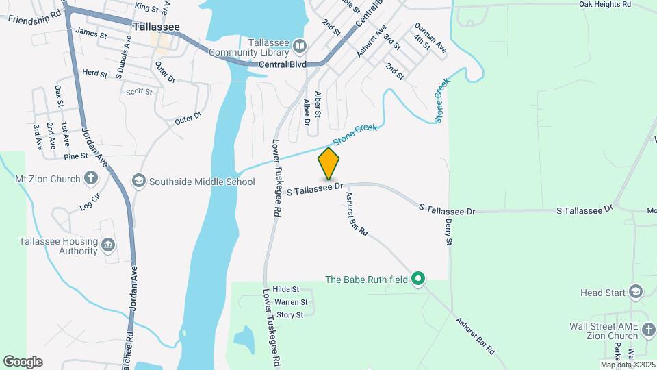 185 S Tallassee Dr Map and Location Details