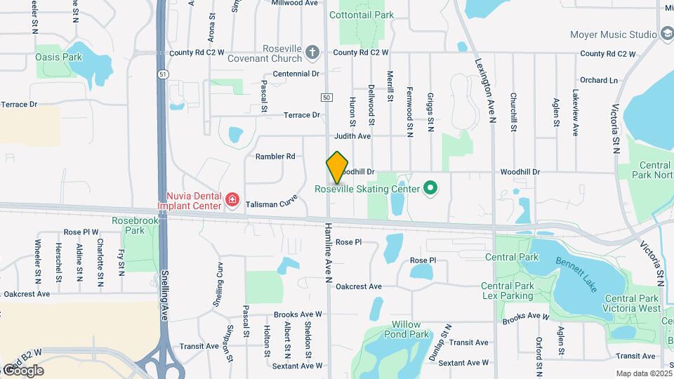 2682 Hamline Ave N Map and Location Details